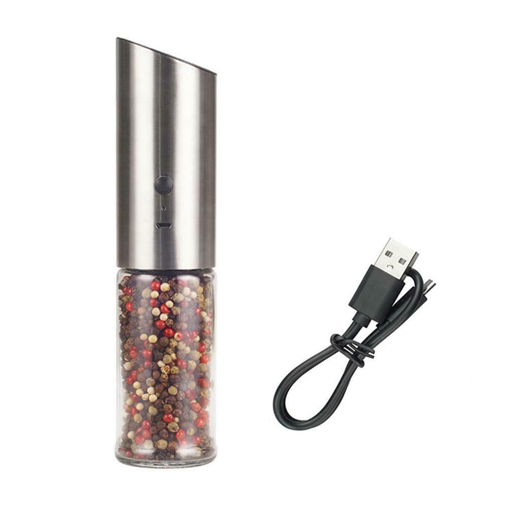 Electric Cooking Salt and Pepper Grinder Gravity Sensor Pepper Mill Kitchen Tool