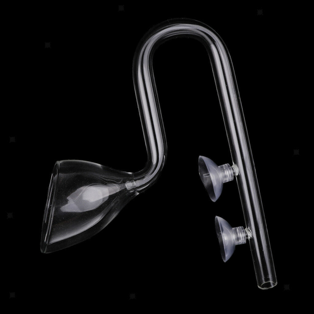 Aquarium Glass Lily Pipe Outflow Ã˜13mm