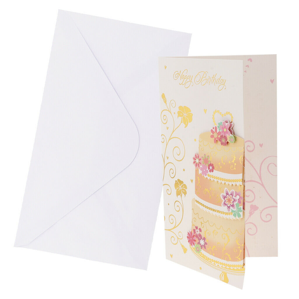 6 Pieces Birthday Card Happy Birthday Cards Box Set Kids Birthday Party Baby