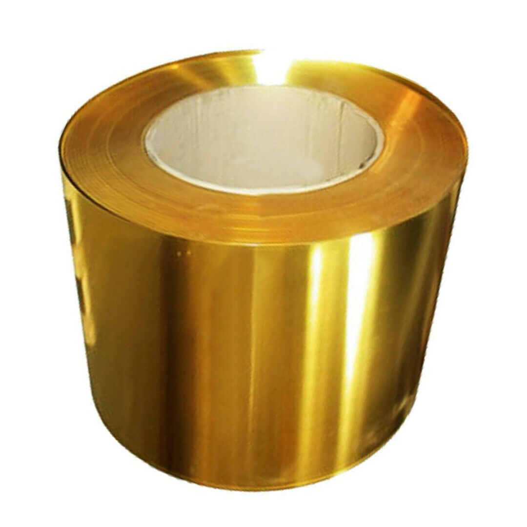 Brass Metal Thin Sheet Foil Plate Roll 0.02x100x1000mm Metalworking Supplies