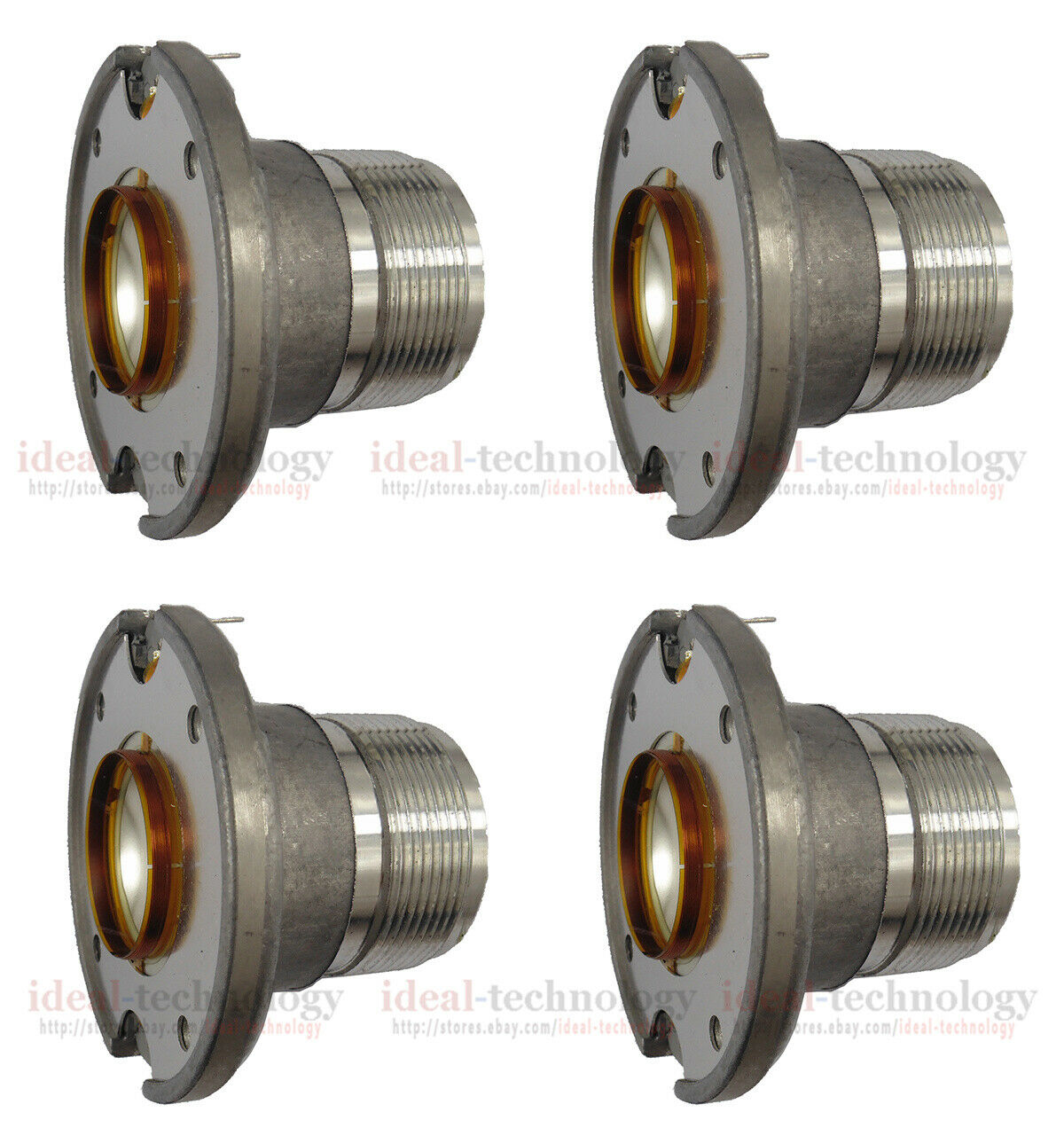4pcs Titanium Film Diaphragm Kit For JBL 2414H, 2414H-1,EON 315,305,210P, 315
