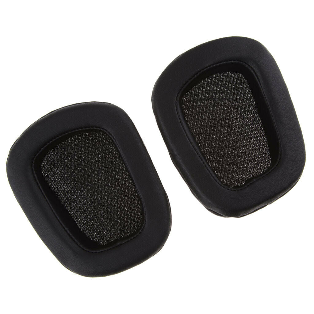 Replacement Ear Pads Cushions for Logitech G633 G933 Headphone Black