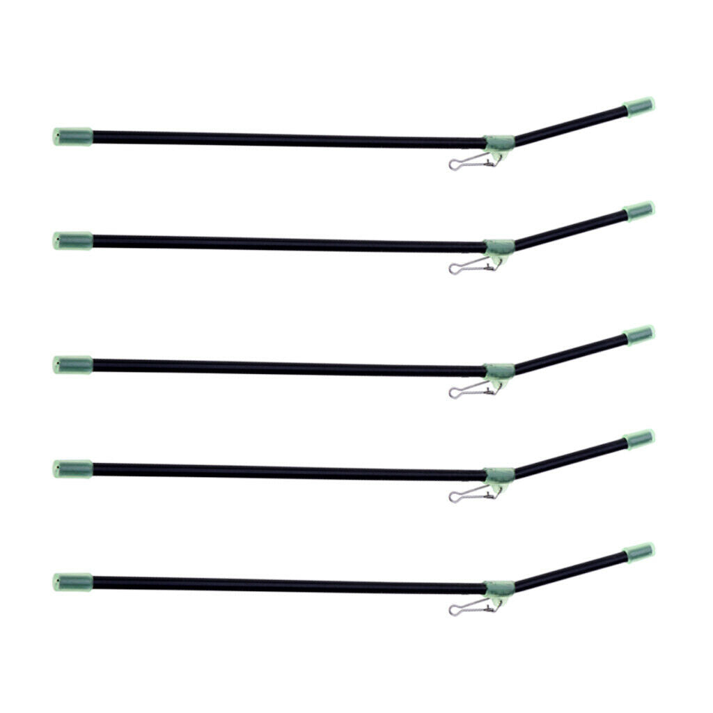 10Pcs Anti  Booms with Snap, Luminous Fishing Rig Bent Booms 22cm