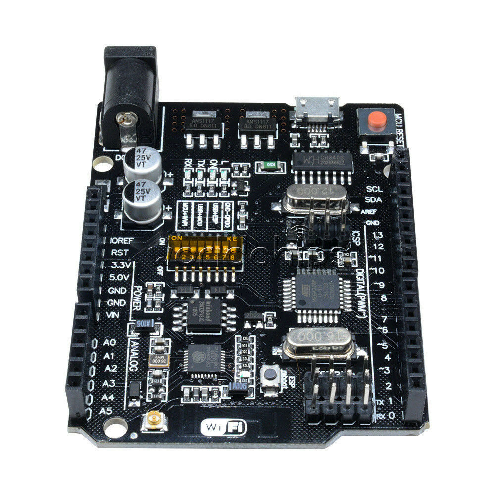 WiFi UNO R3 ATmega328P+ESP8266 (32Mb memory) USB-TTL CH340G For Arduino NodeMCU