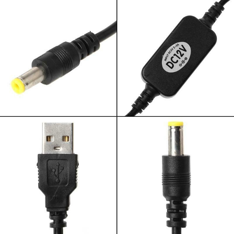 USB 5V To DC 12V Step Up Cable Power Boost Line For Router LED Strip
