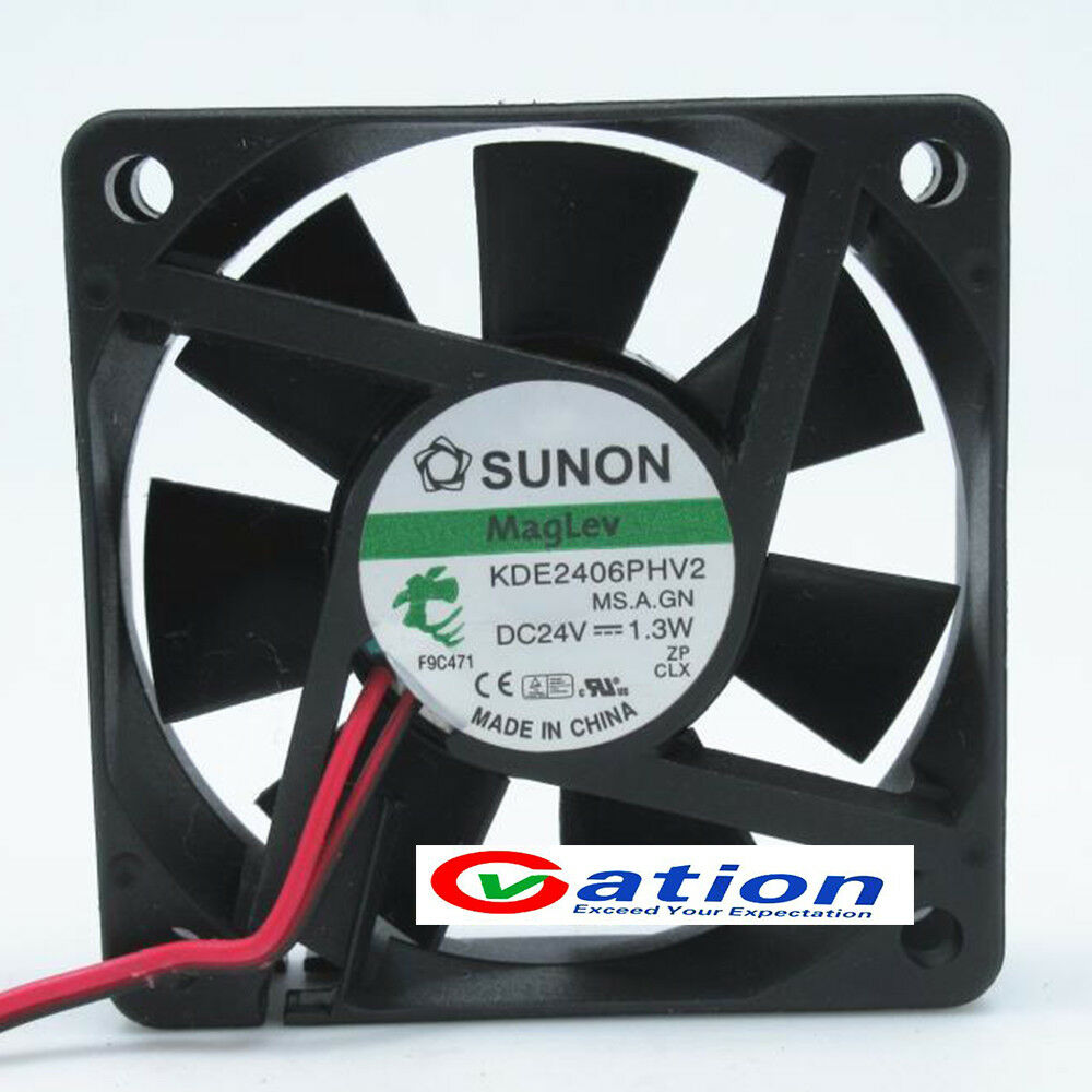 For 1pcs SUNON KDE2406PHV2 6015 24V 1.3W Fan