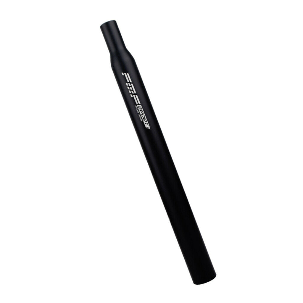 Aluminum Alloy Bike Post Black for Fixed Gear Bike & Safe Line Mark 30.8x350