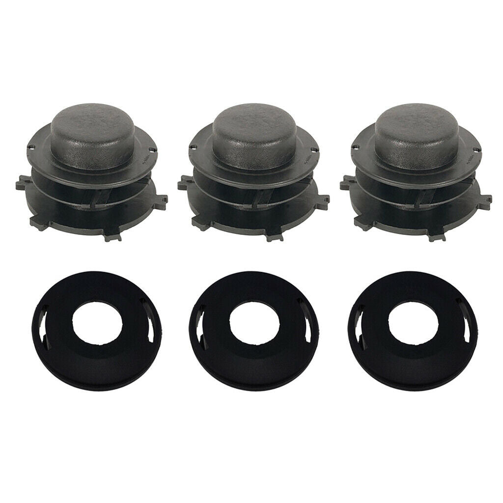 3x Spool   Kit for Stihl Head Cover 25-2 FS 90 100 110 120 130 55 80 83 85