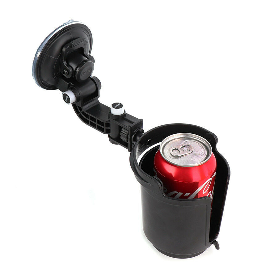 1PC Adjustable Universal Car Window Black Drinks Bottle Holder with Suction Cup