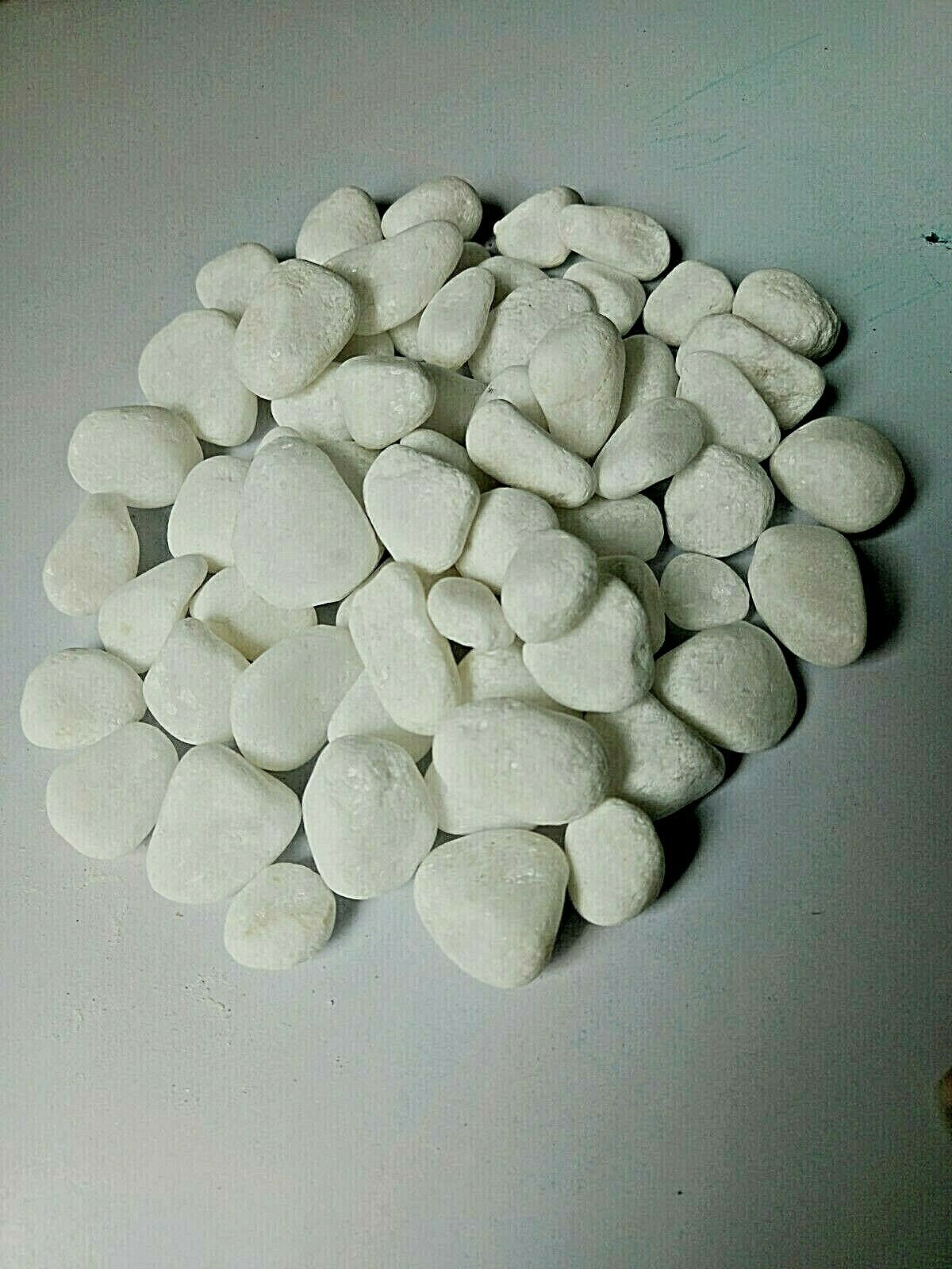 natural aquarium white pebbles gravel stones fish tank decorations 500g/1Lbs