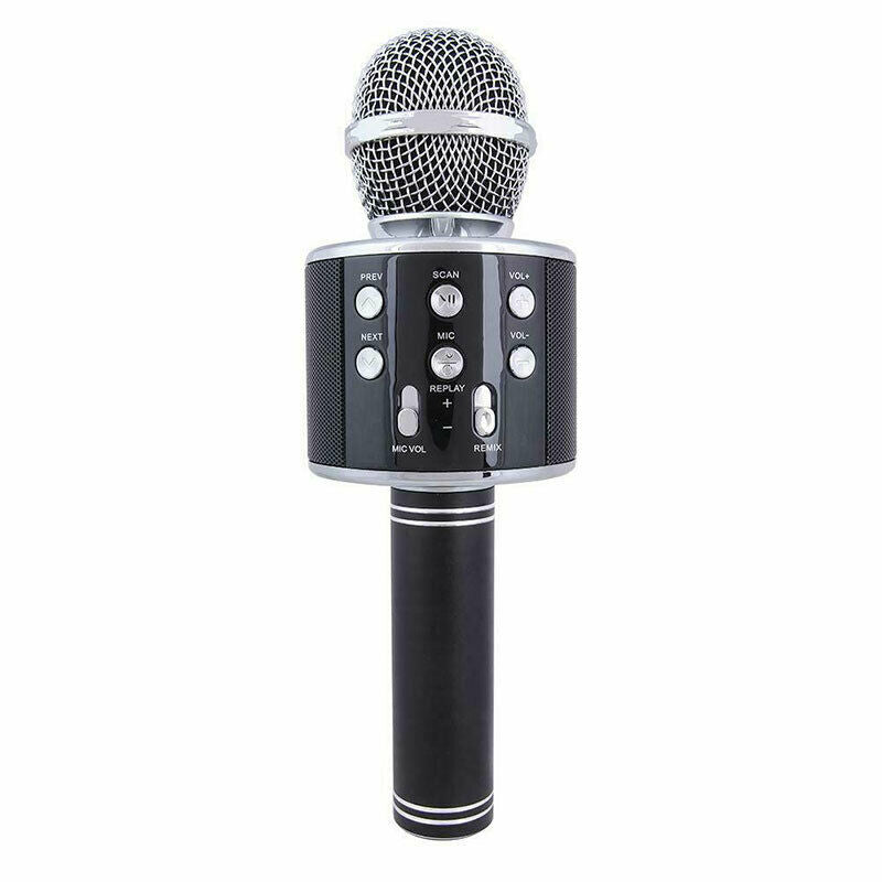 Micro Of Karaoke Wireless Bluetooth Black - New