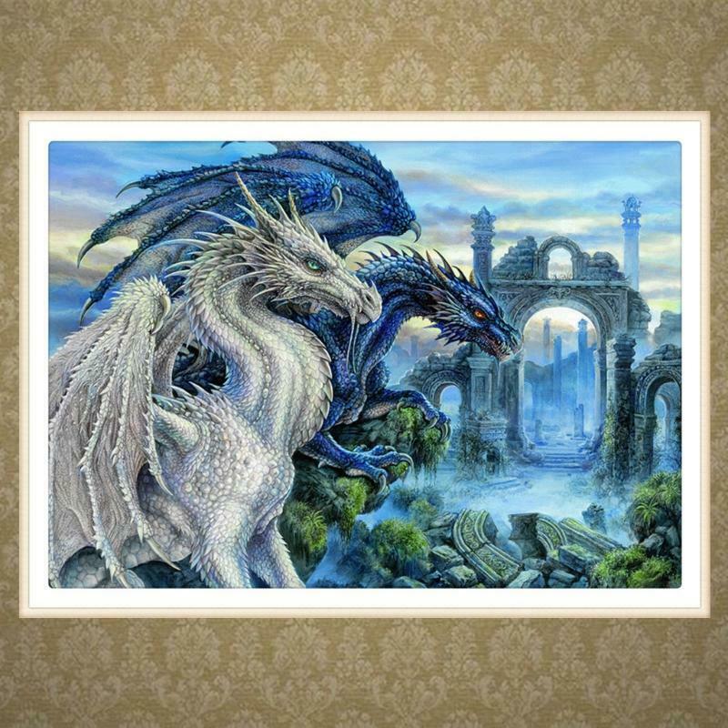 Dragon 5D Diamond Embroidery Painting DIY Painting Cross Stitch Home Decor Kit