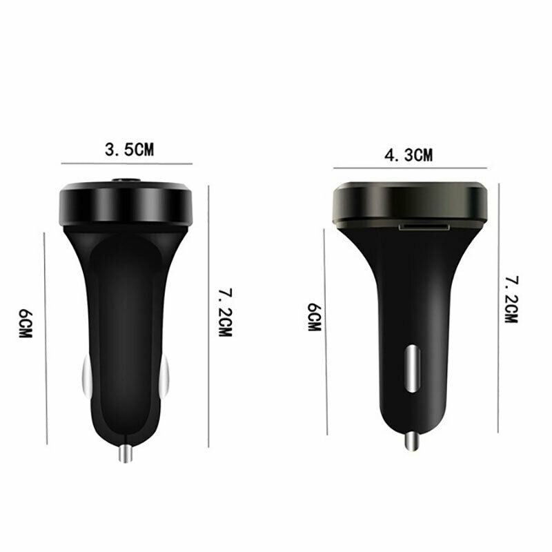 Bluetooth 5.0 FM Transmitter Car Set MP3 Modulator Player Audio Receiver ChaBDA