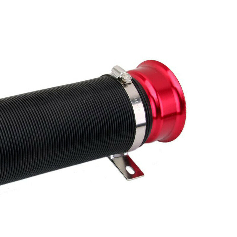 Autos Cold Air Intake Duct Turbo Piping Tube 3" Inlet Flexible Adjustable Hose