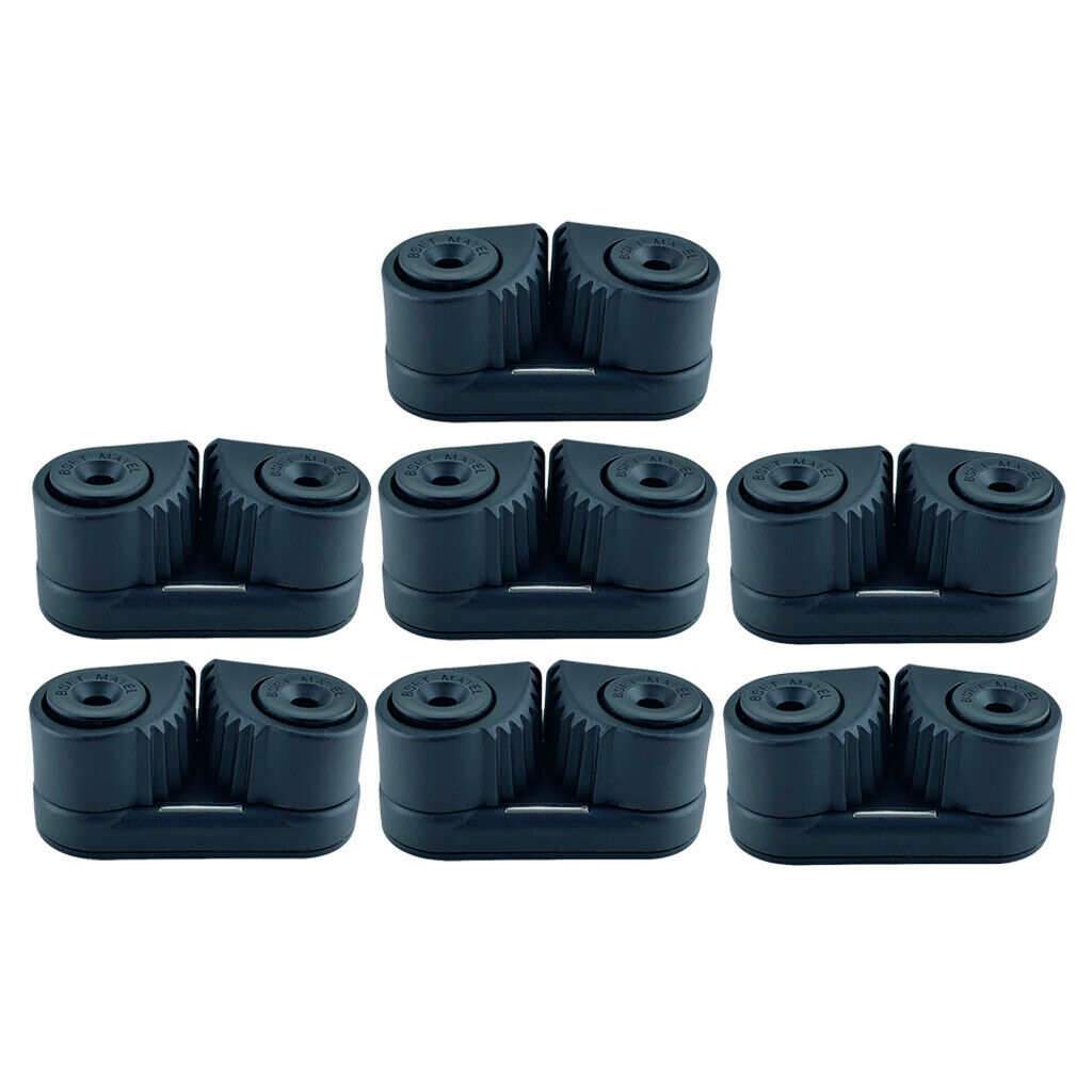7x Nylon Cam Cleats Wre Fairlead Sailing Kayak Accessories for 3-12mm Rope