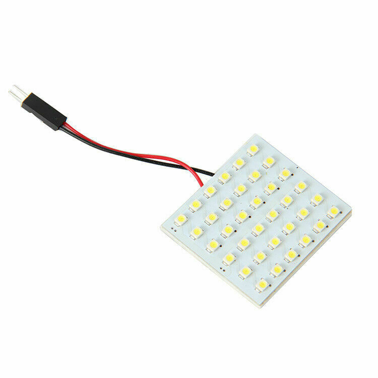 12V CAR 36 SMD LED Light Panel T10 Festoon Ba9s Dome Map Interior Bulb White