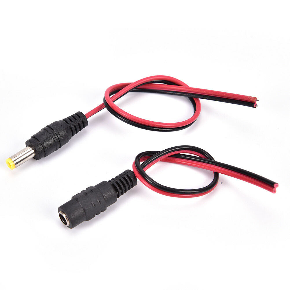 5PCS 5.5x2.1mm Male DC Power Socket Jack Plug Connector Cable 12V Pi.l8