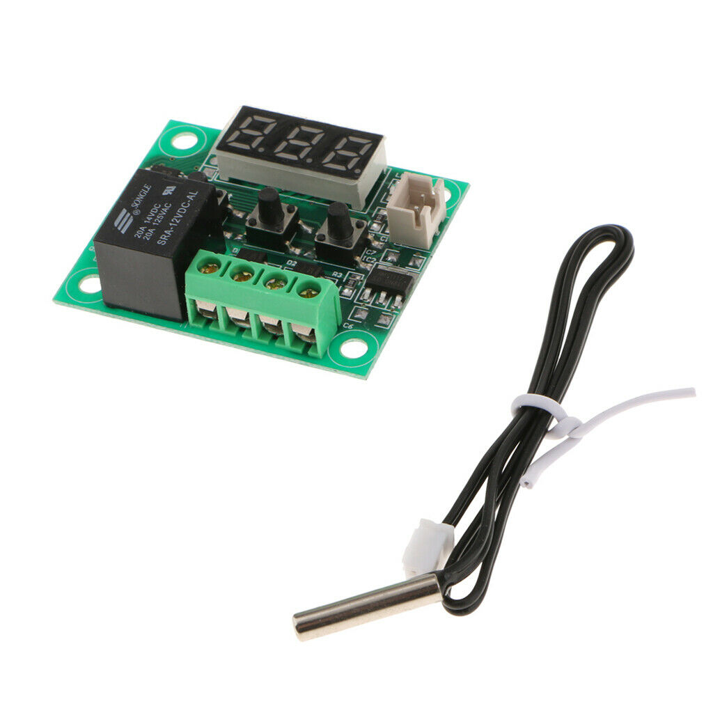 W1209 Digital Thermostat Temp Controller Switch Module + Acrylic Housing