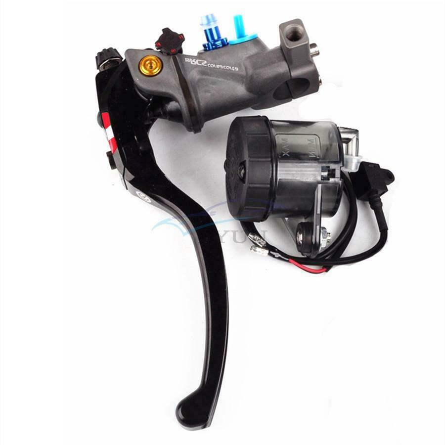 1PC 22MM Universal CNC Aluminum Alloy Motorcycle Brake Master Cylinder-Left Side