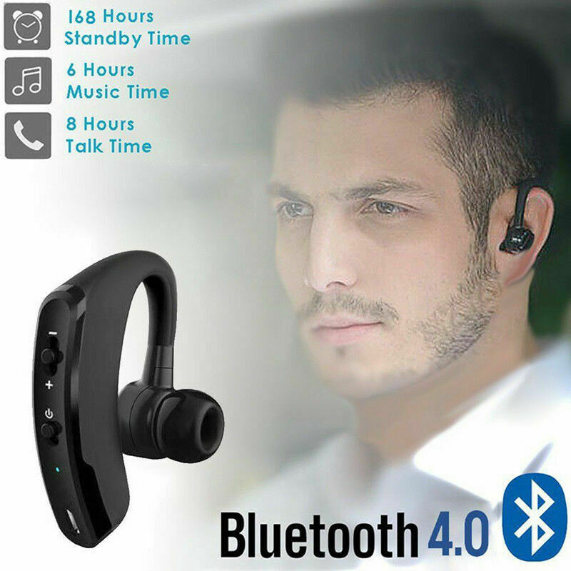 V9 Bluetooth 4.0 Wireless Headset Sports Ear-Hook Earphone Handsfree Universal