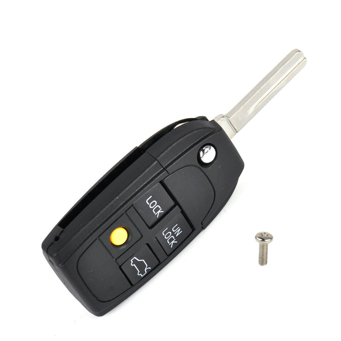 4Button Flip Key Shell Remote Case Fob Blank Fit for Volvo V40 C70 S60 S80 An