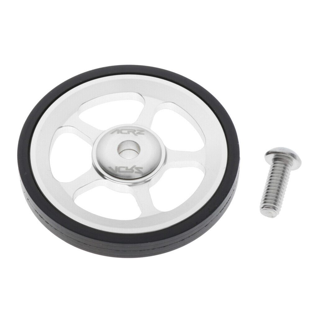 2 Pieces Alloy Easy Wheel for Brompton Folding Bike Parts Wheel Components