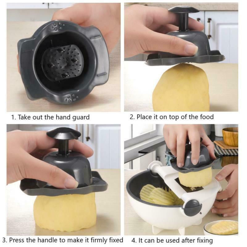 Multifunctional Vegetable Cutter Fruit Vegs Slicer Grater Shredders Drain BaBDA