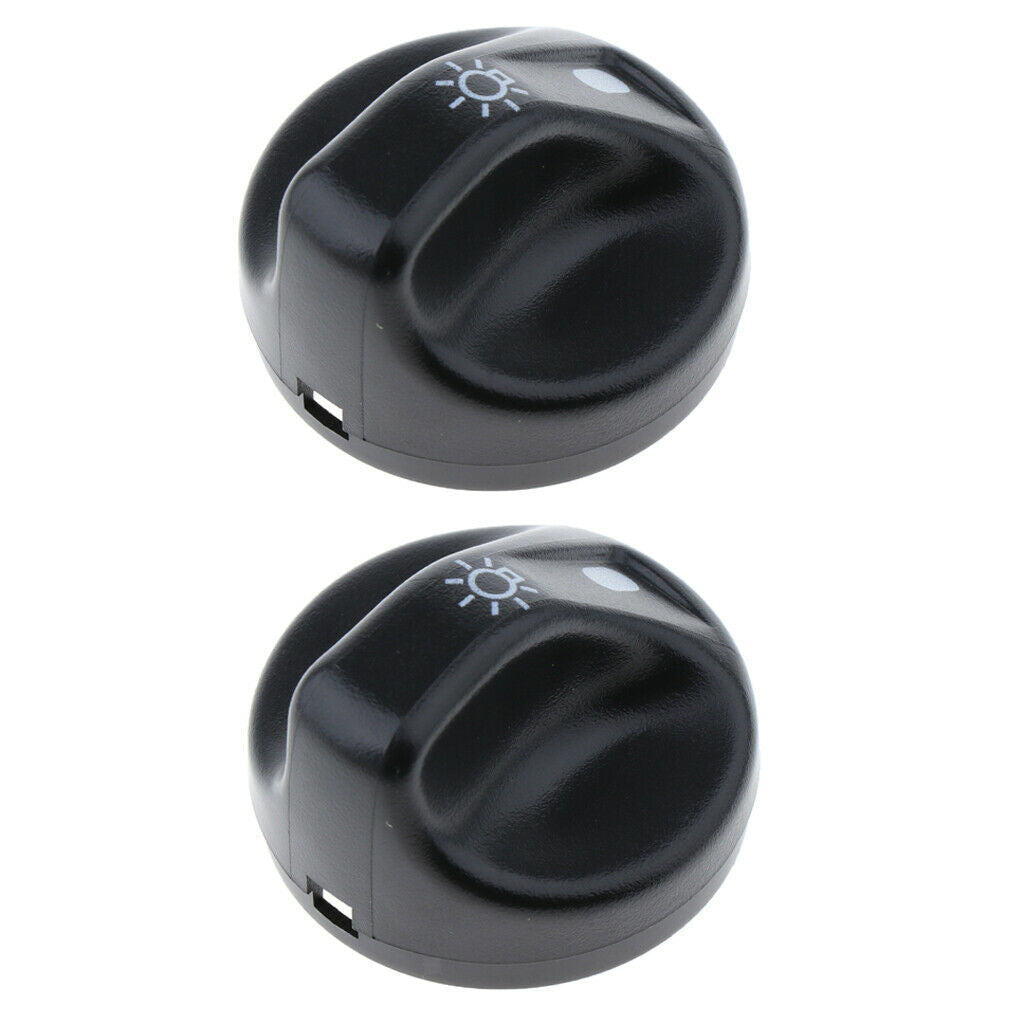 2pcs Head Light Head Lamp Switch Knob Ford F-150 1997-03,F-150 Heritage 2004
