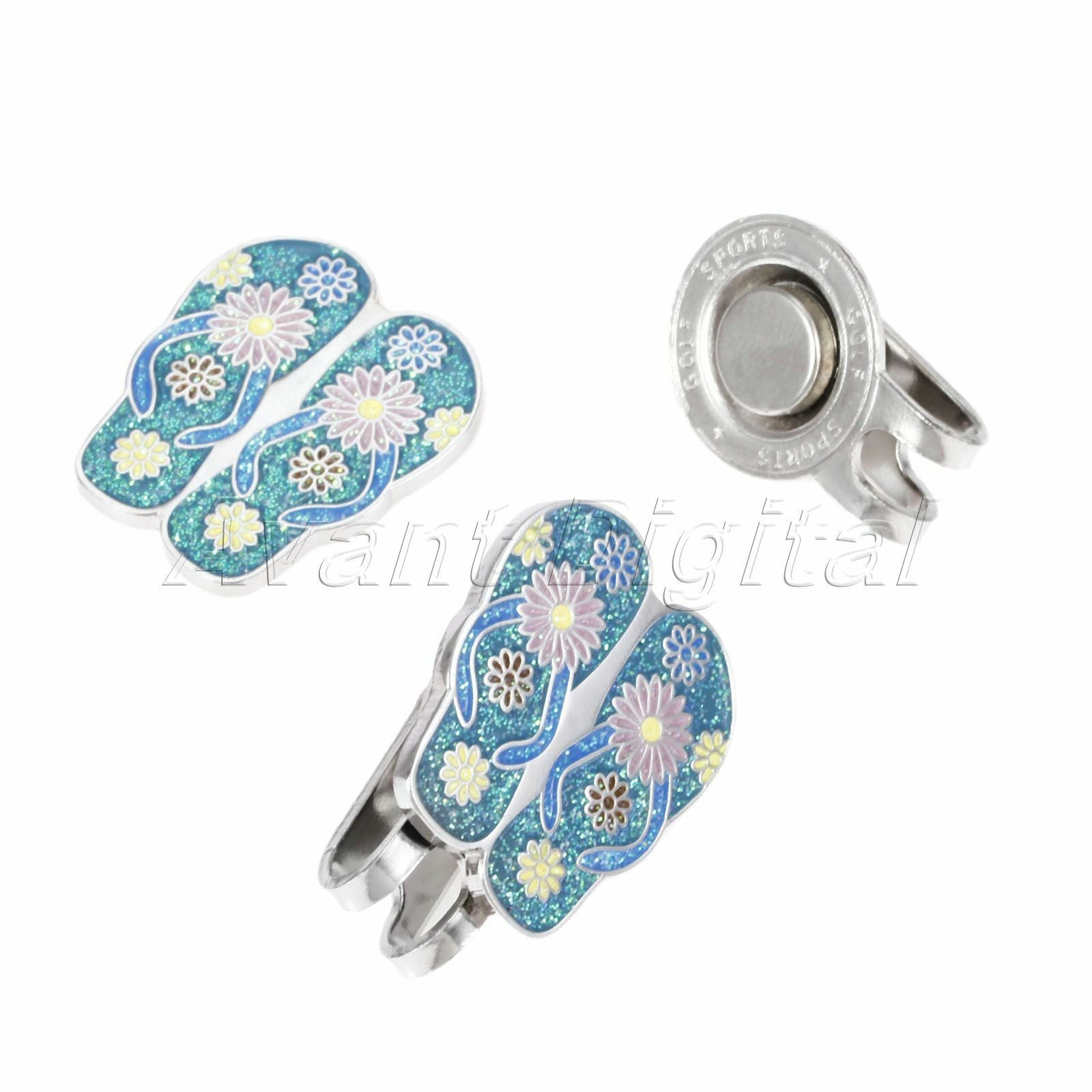 Professional Blue Callaway Stylish Golf Hat Clip & Ball Marker Golf Clip Marker