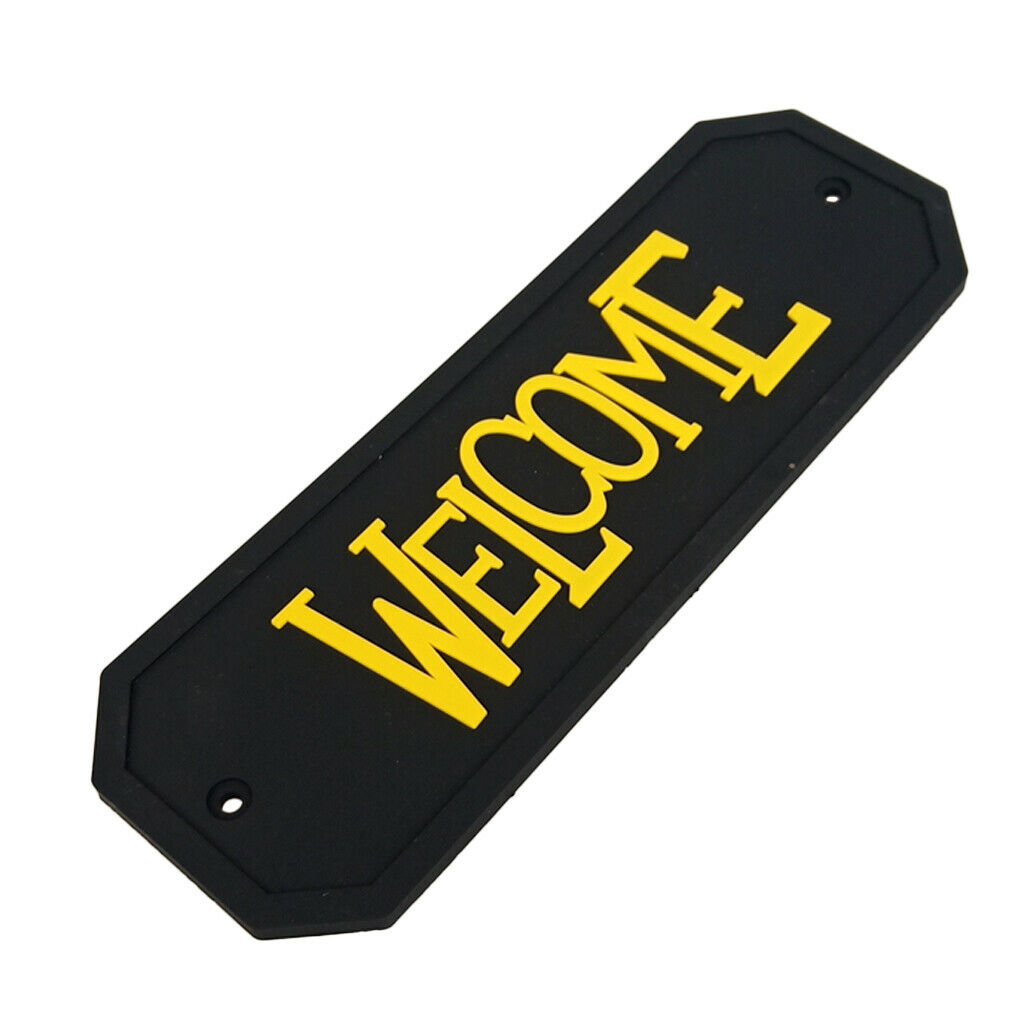 Flexible Garden Wall Gate Plaque Sign Plate Plaque WELCOME_2