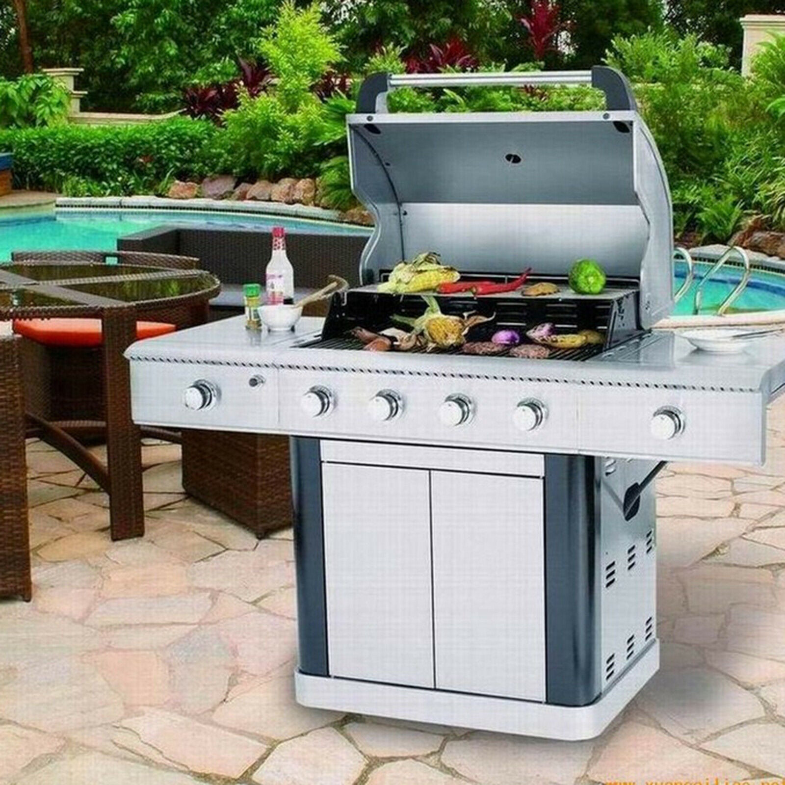 LED BBQ Grill Light Attaches Magnetically Surface 12 LED Lights Indoor