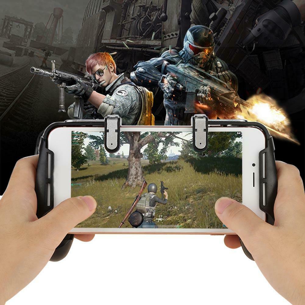 Mobile Game Integrated Handle Grip w/L1R1 Gaming Trigger Shooter Controller @