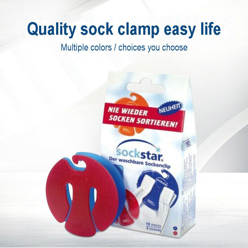 12pcs Sock Clips Sock Organizers Sorters Holders Socks Clip Multifunctional