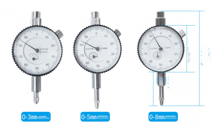 42Mm Diameter Pointer Dial Neutral Outlet Type 0-3 0-5 0-8 Small Dial Indicator