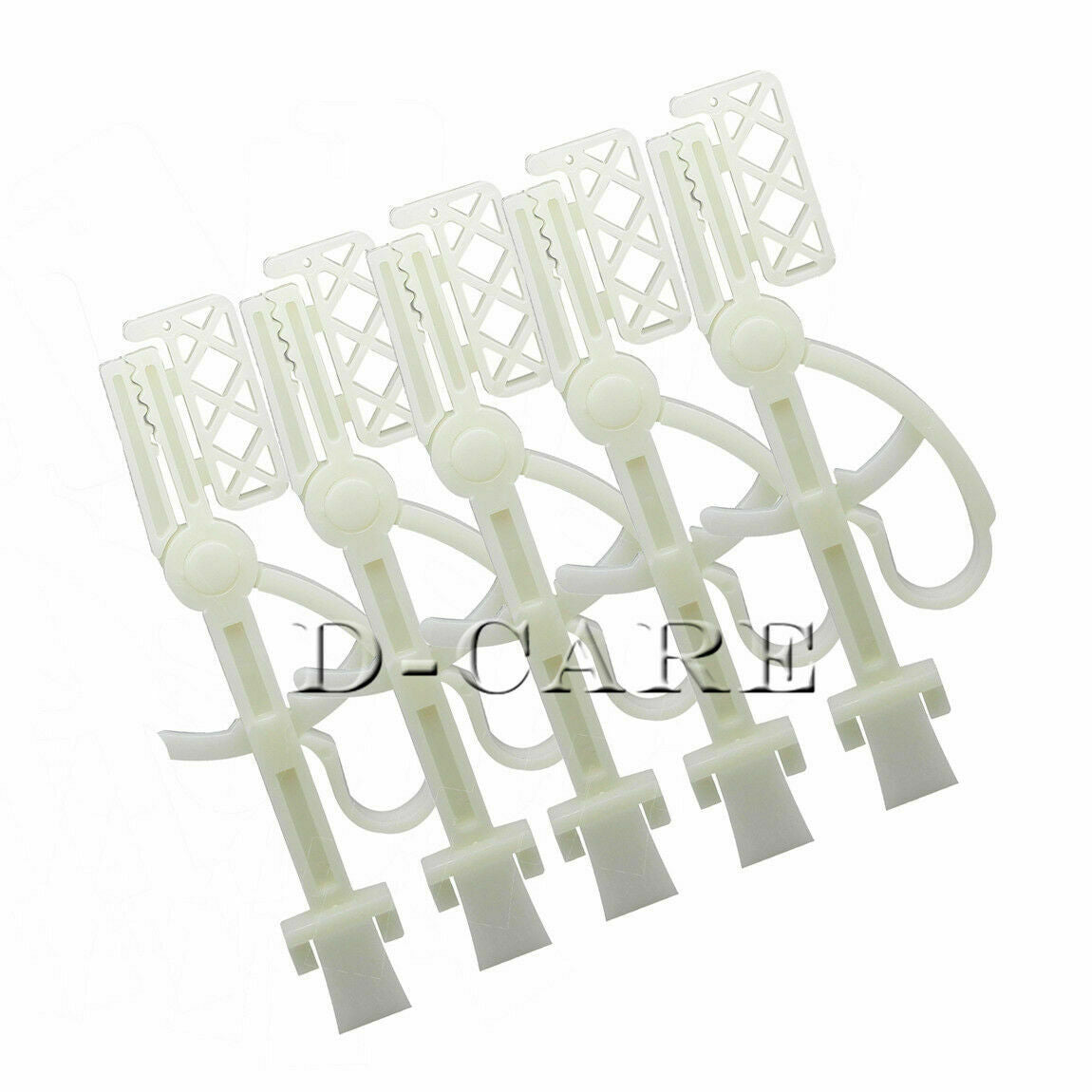 5 Pcs Dental X Ray Film Holder Snap Clips White Color DC