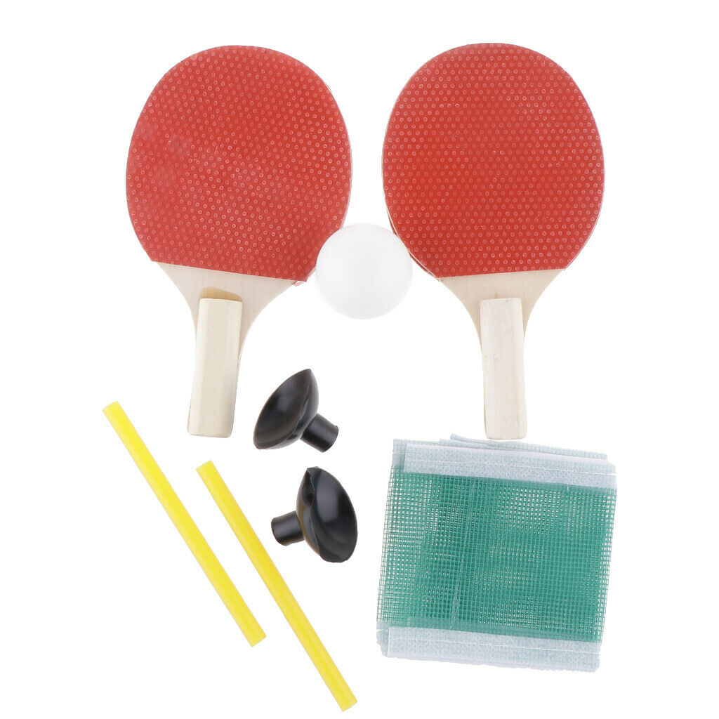 Mini Mini Table Tennis Racket Ball Net Set Pingpong Indoor Equip Trainer