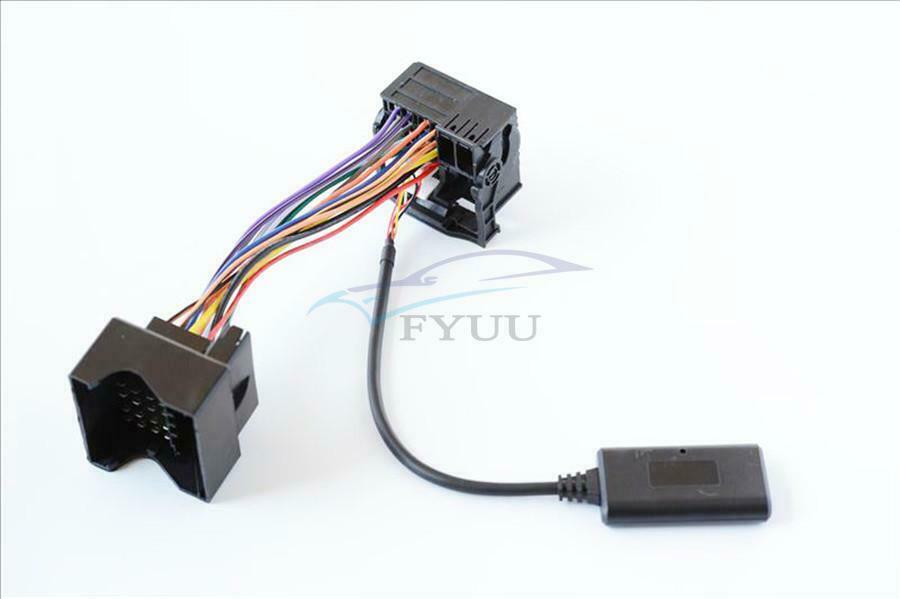 1PCS 12-pin Car Bluetooth Audio AUX Cable Adapter For BMW E60 E63 E64 E61 E62 CD