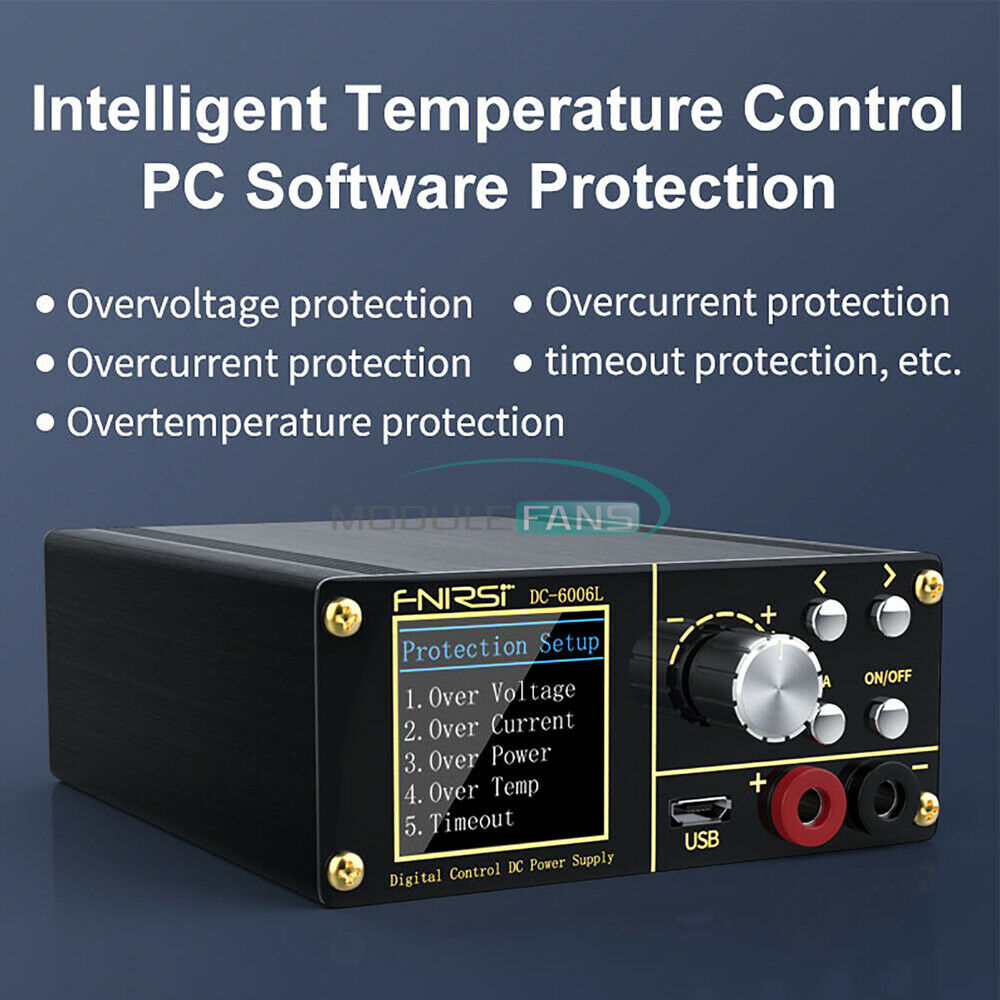DC Adjustable Power Supply Dc6006L Programmable Voltage 60V Step-Down PD80W CNC