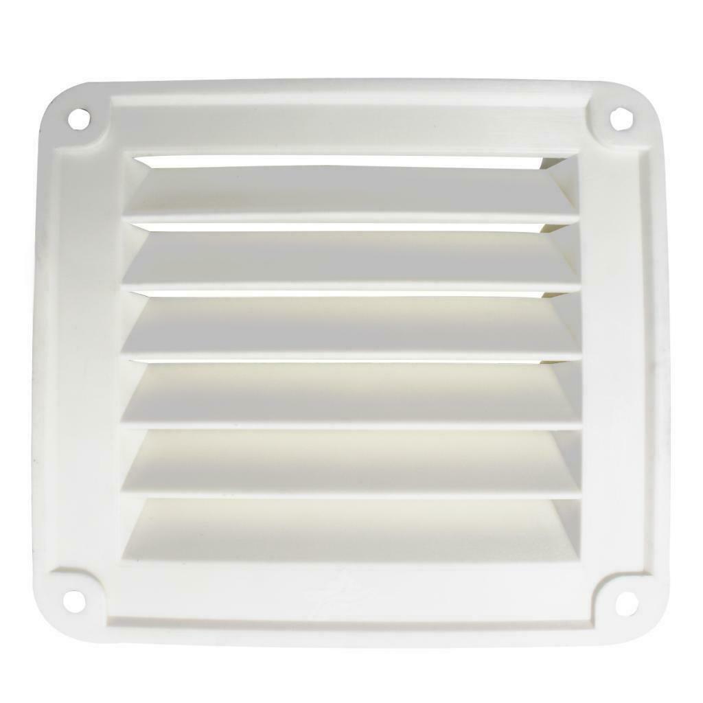 2pcs 5-1/2 x 4-7/8 inch Hose Intake Louvered Vent for Marine Boats - Rectangular