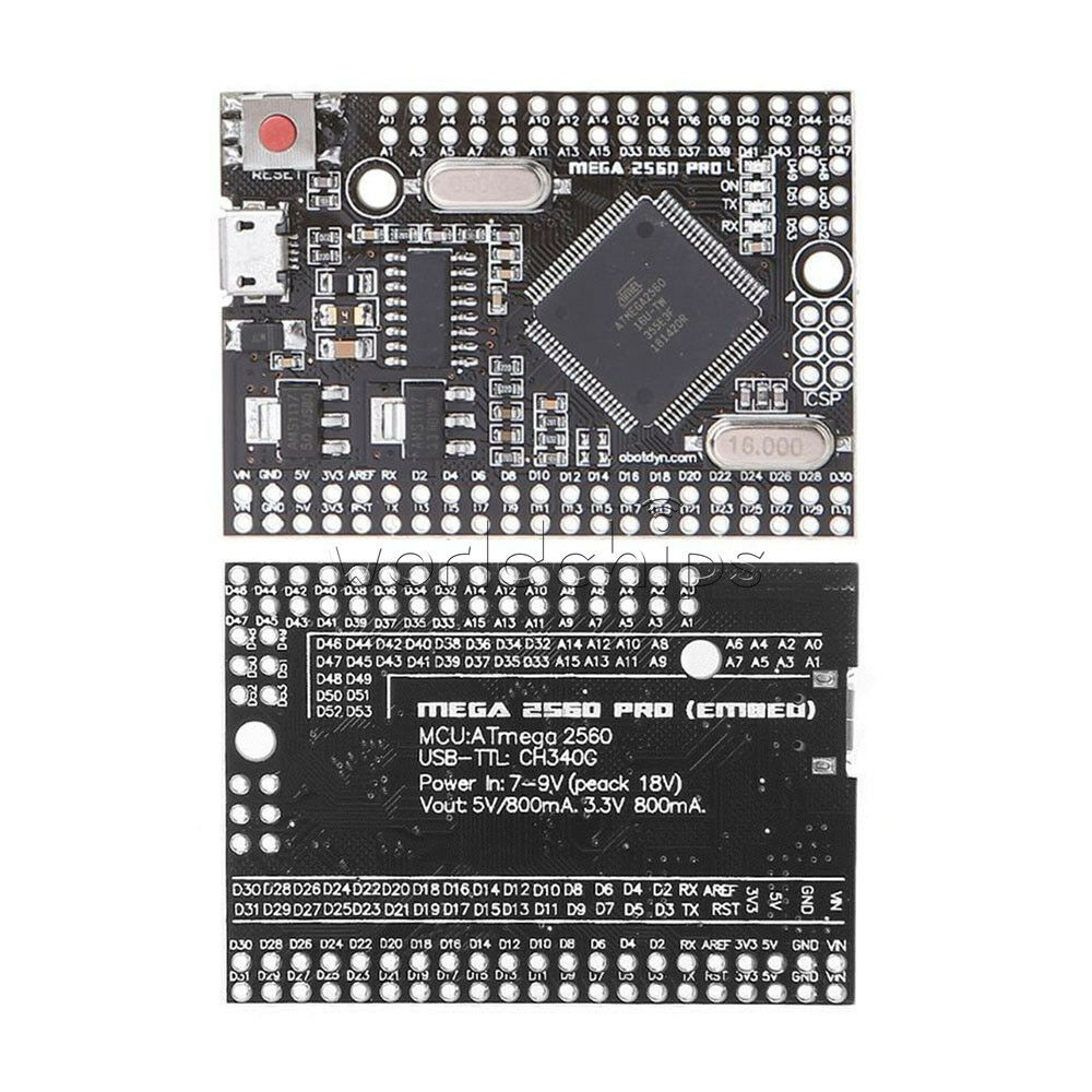ATMEGA2560-16AU Mirco USB Development Board CH340G for Arduino MEGA 2560 Pro R3
