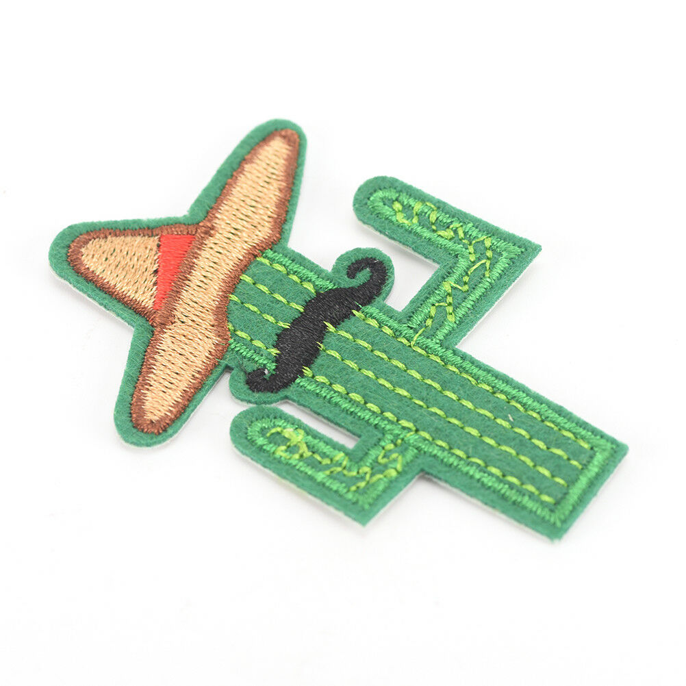 cowboy cactus with hat and beard diy embroidered iron on patche brooch appliq Tt