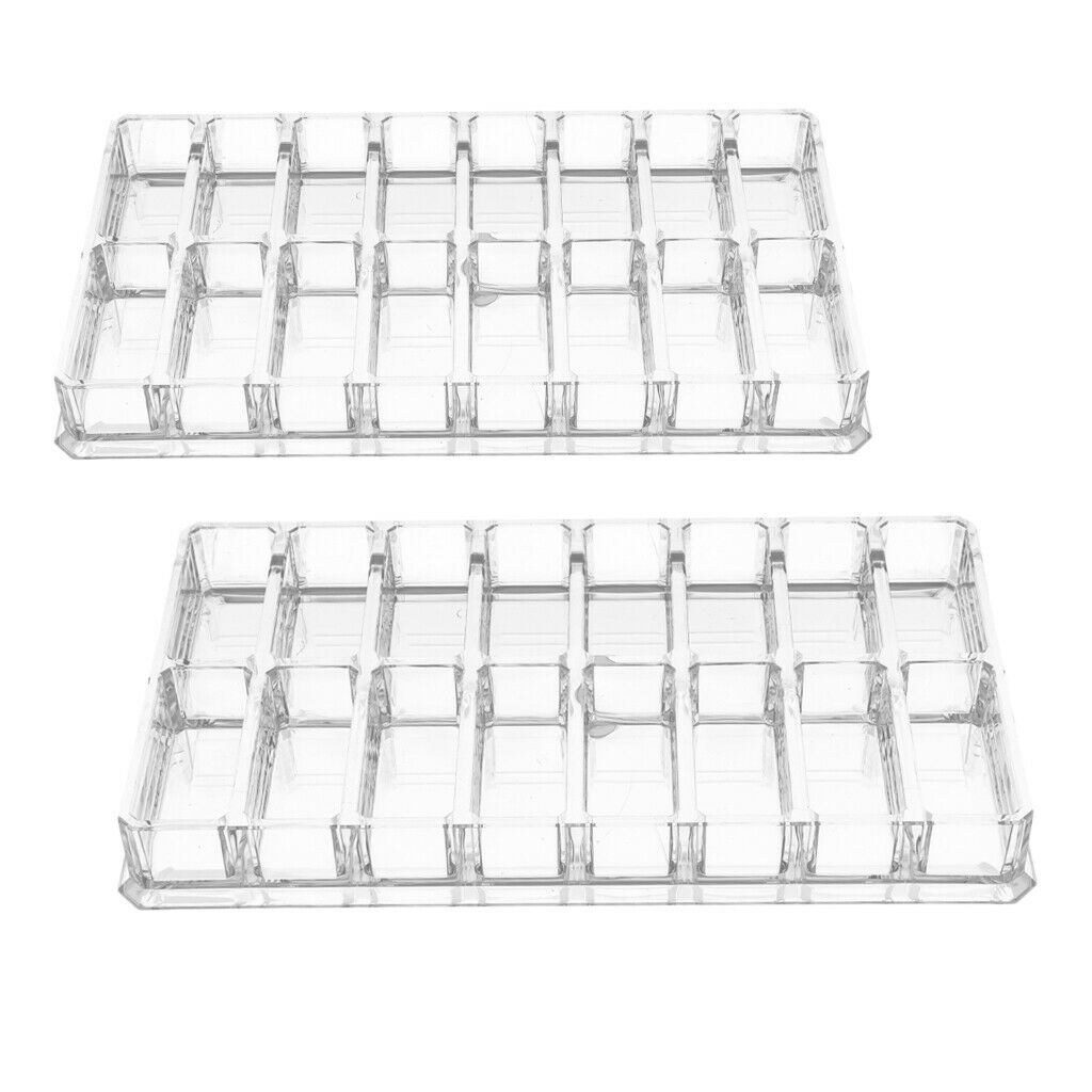 Lots 2 Compact Display Holder Organizer for Blush Highlighter Palette Pallet