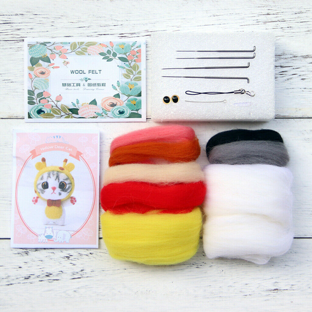 Plush Cross Stitch Felt  Felt Home Kits Cute Cartoon For Beginners DIY Craft
