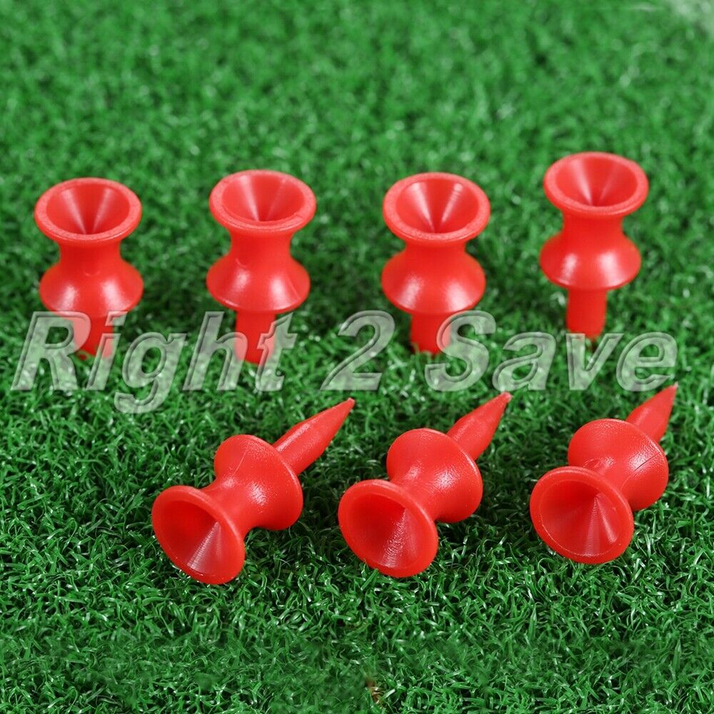 100Pcs/bag 31mm Plastic Durable Golf Ball Step Tees Driver Castle Plastic Tees