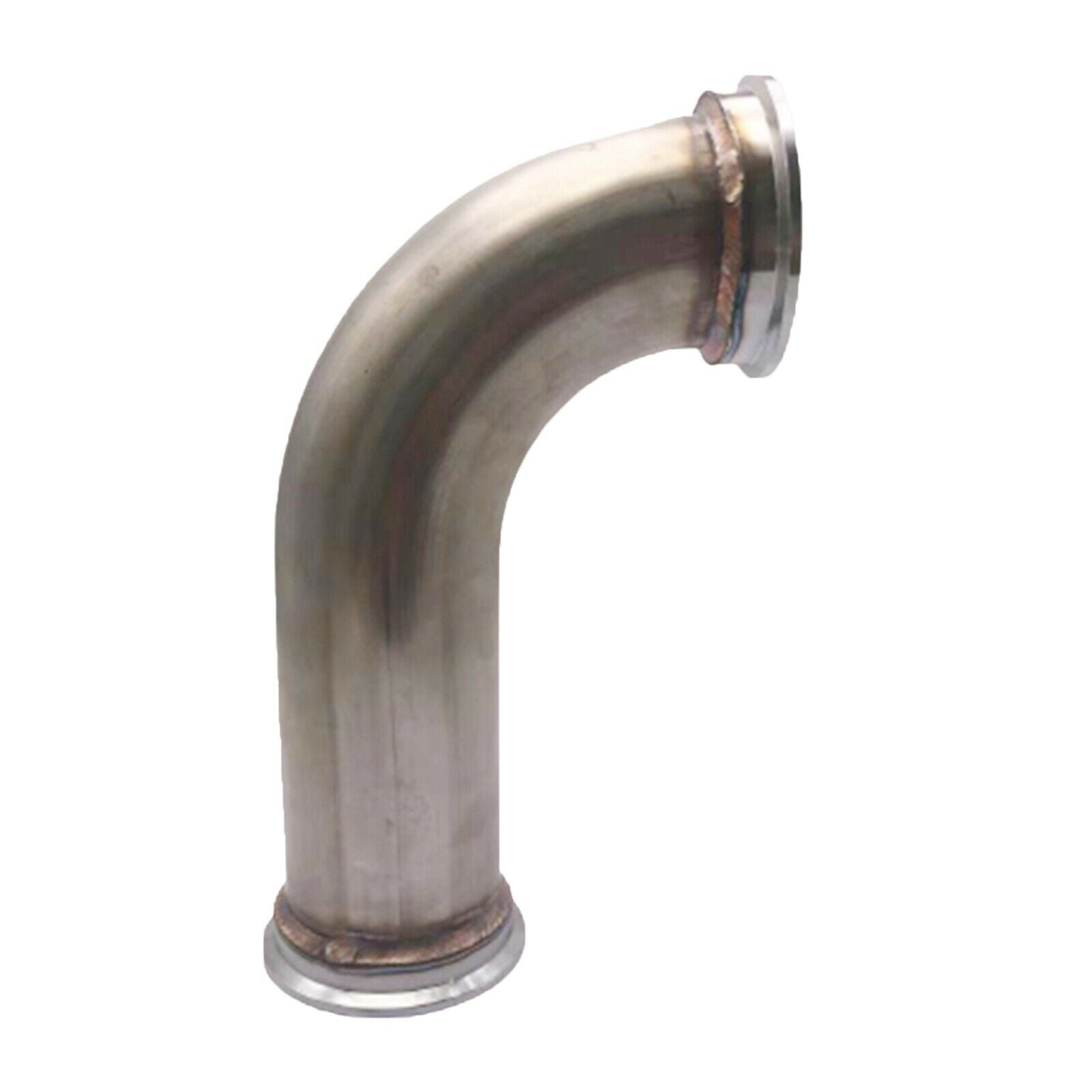 90 Degree T304 Steel Elbow Adapter Downpipe for 2.5"ID 3.2"OD V-band Flange
