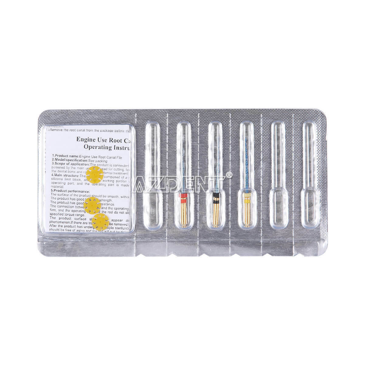 10 X Dental Reciprocating Blue Endodontic Files Rotary Root Canal Heat Activated