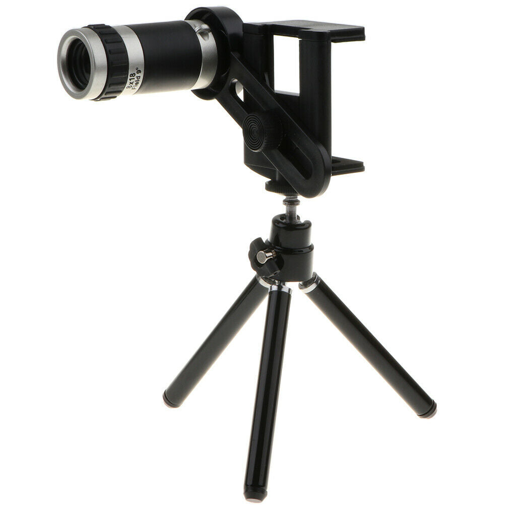 8x Zoom Telescope Telephoto Phone Camera Lens & Tripod Kits for Phone Tablet