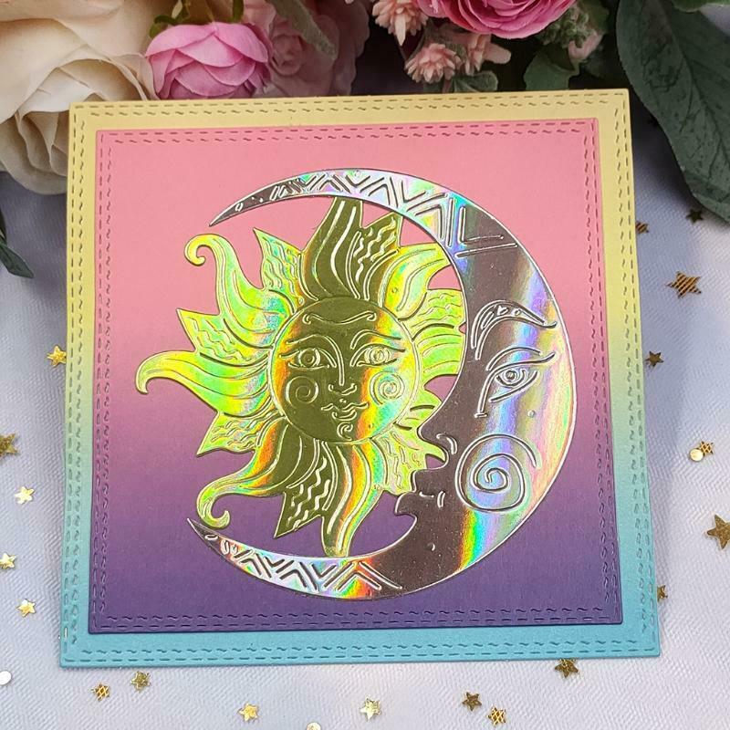 Moon Sun Metal Cutting Dies Stencil DIY Scrapbooking Album Paper Card Template