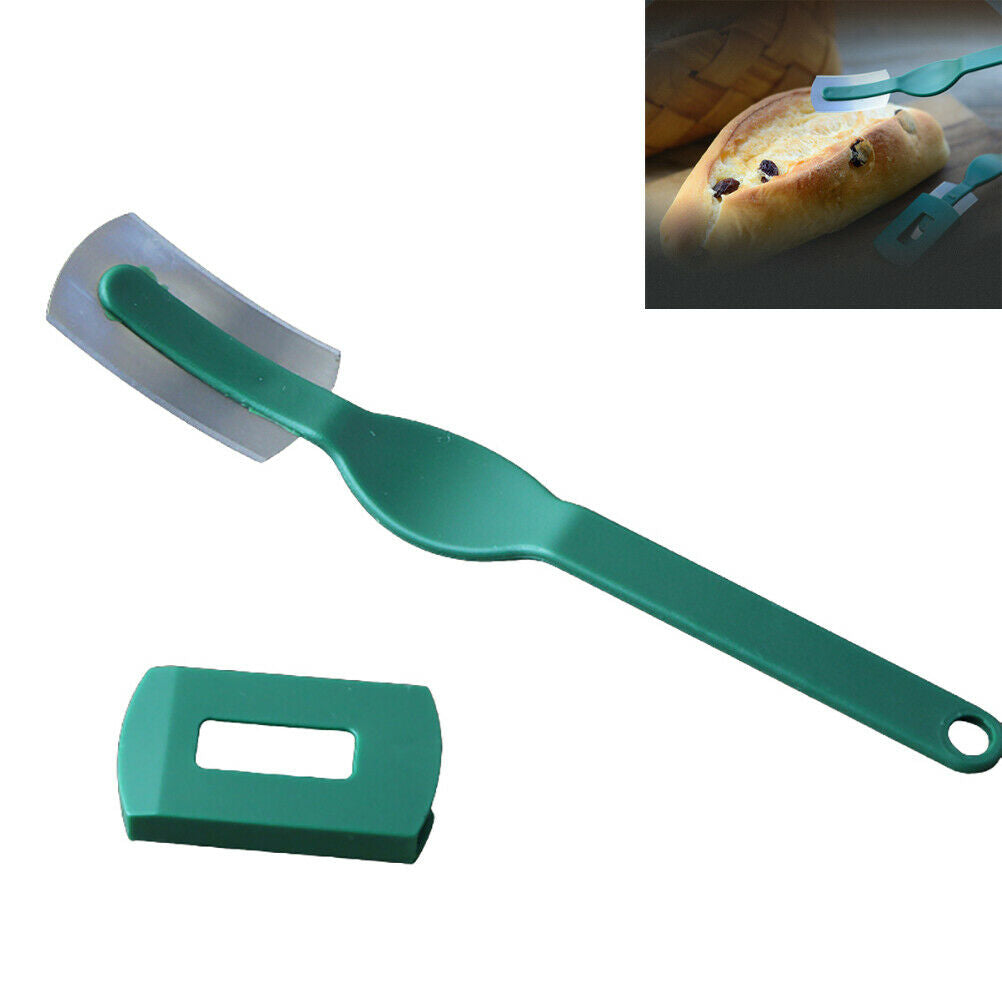 Curved Carbon Steel Baking Cutter For Bread Baguette Pastry Cutter Bagel Tools