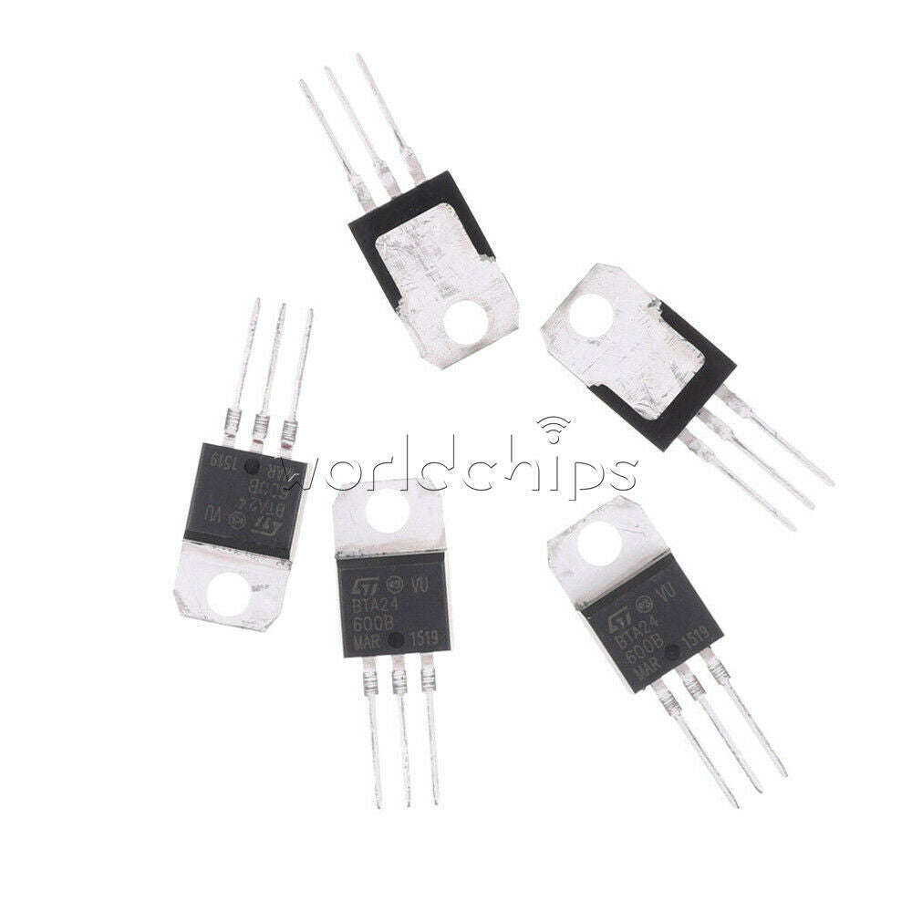 10PCS BTA24-600B BTA24 TRIAC 600V 25A TO-220AB New